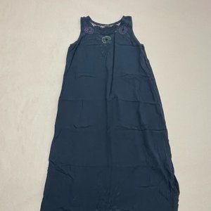 Goth Lace Floral Maxi Dress (Vintage)